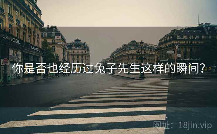 你是否也经历过兔子先生这样的瞬间？