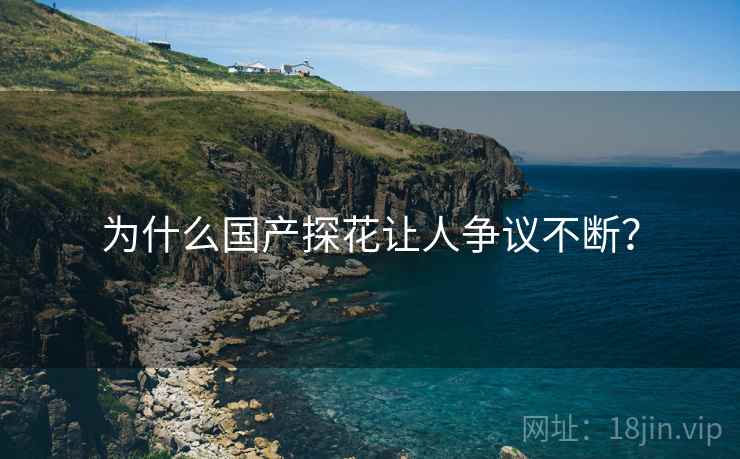 为什么国产探花让人争议不断？