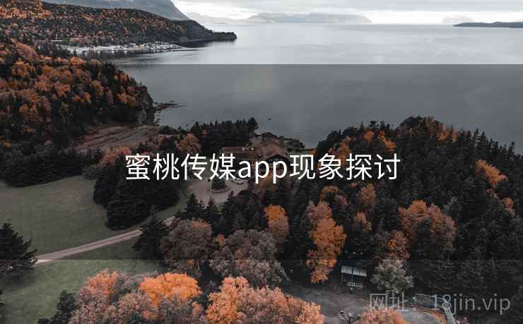 蜜桃传媒app现象探讨