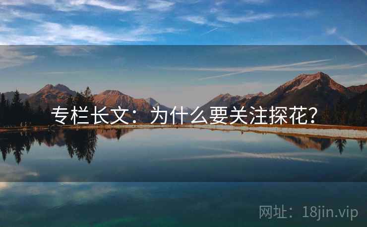 专栏长文：为什么要关注探花？